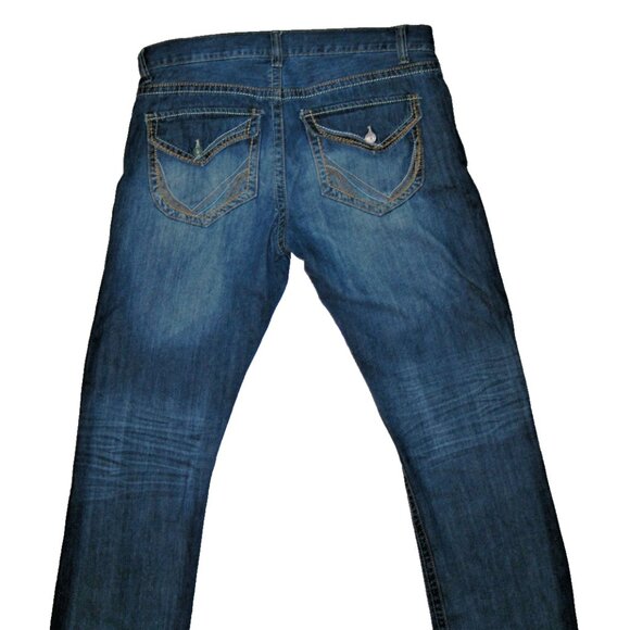 Vintage Route 66 Jeans Premium Men's 36x32 Slim Straight - Picture 2 of 10